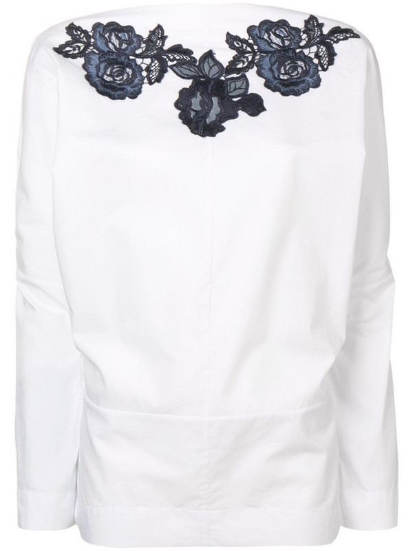 Antonio Marras embroidered blouse in white