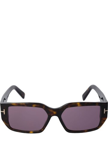 TOM FORD Silvano Squared Eco-acetate Sunglasses in violet
