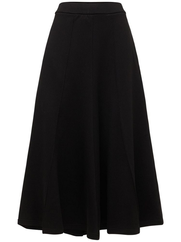 Y-3 Classic Cotton Long Skirt in black