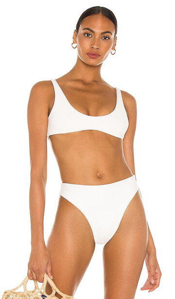 HAIGHT. HAIGHT. Juliana Bikini Top in Ivory in white