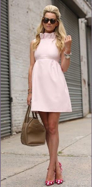 shoes to go with pale pink dress