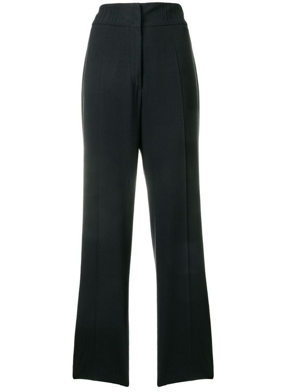 Jil Sander Pre-Owned high rise tailored trousers in black