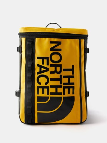 the north face - base camp fuse box laminate backpack - mens - yellow