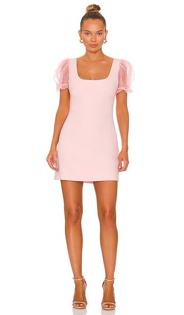 LIKELY Ari Dress in Blush in rose
