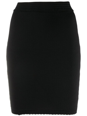 Alaïa Pre-Owned stretch mini skirt in black