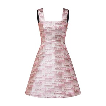 Louis Vuitton Cloud Jacquard A-Line Dress in rose