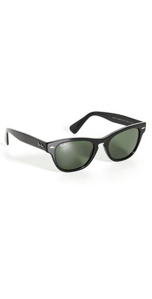 Ray-Ban RB2201 Laramie Sunglasses in black / green