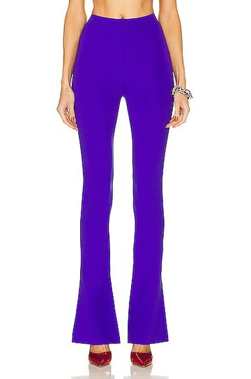 off-white sleek split legging in blue in purple