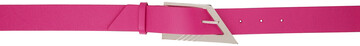 The Attico Pink Chain Belt in fuchsia
