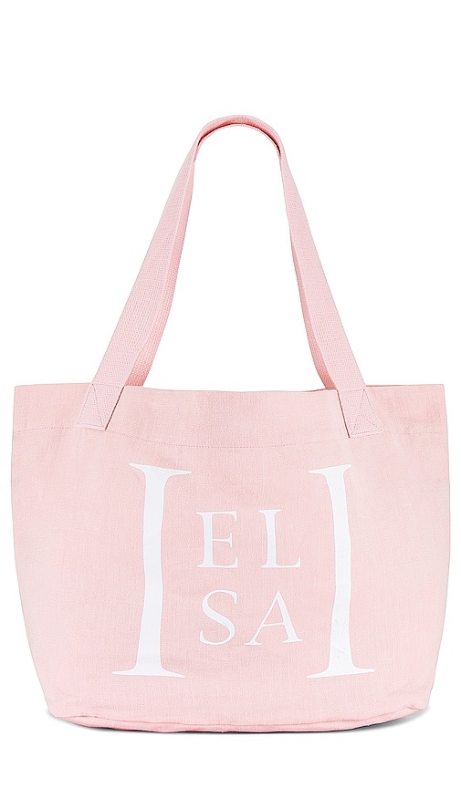 Helsa Logo Tote in Pink
