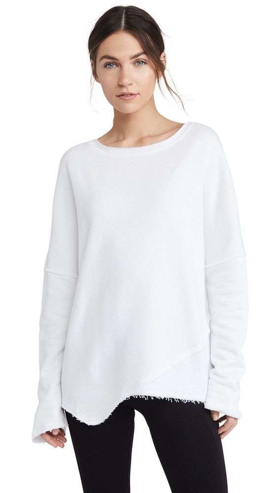 ALALA Exhale Sweatshirt in white