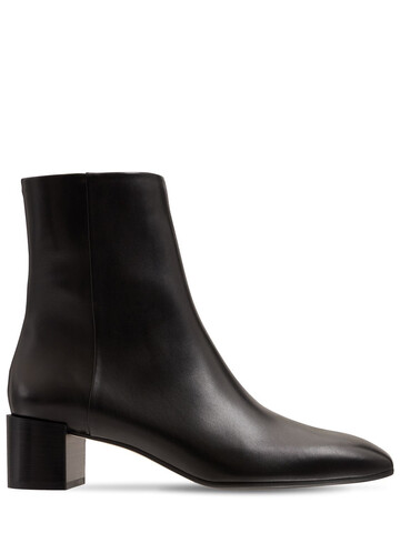 AEYDE 45mm Linn Leather Ankle Boots in black