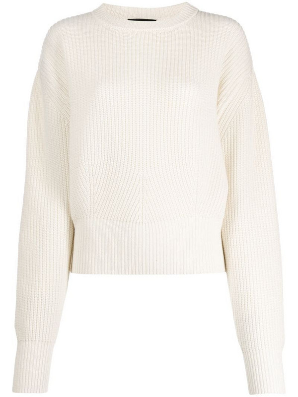 Cashmere In Love oversize Ivy sweater in white