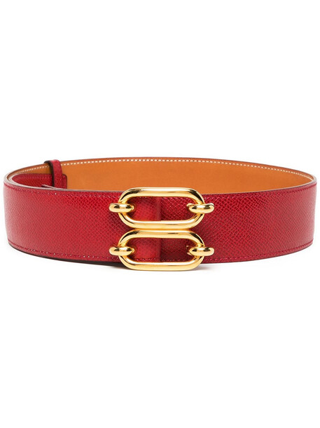 Hermès pre-owned Chaîne d'Ancre reversible belt - Red