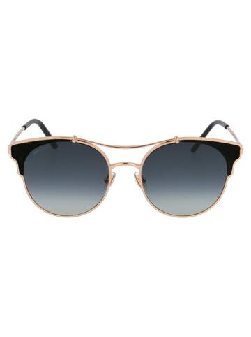 Jimmy Choo Eyewear Lue/s Sunglasses in black / gold