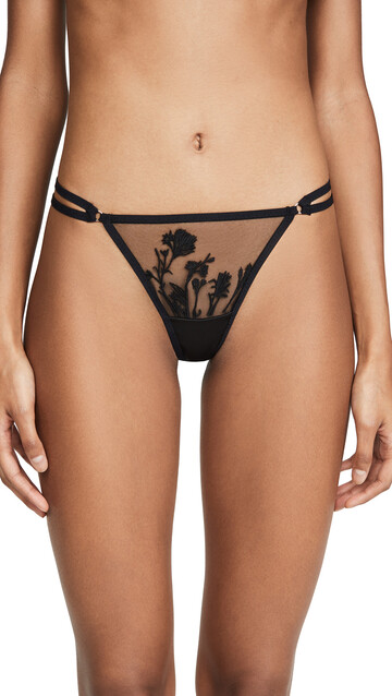 Thistle & Spire Mulberry Thong in black