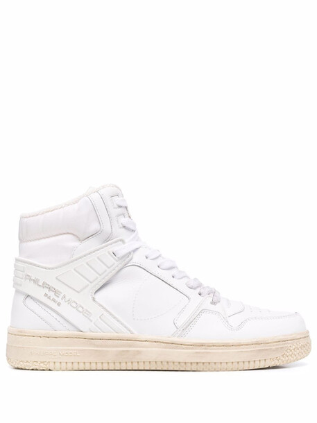 Philippe Model Paris high-top leather sneakers - White