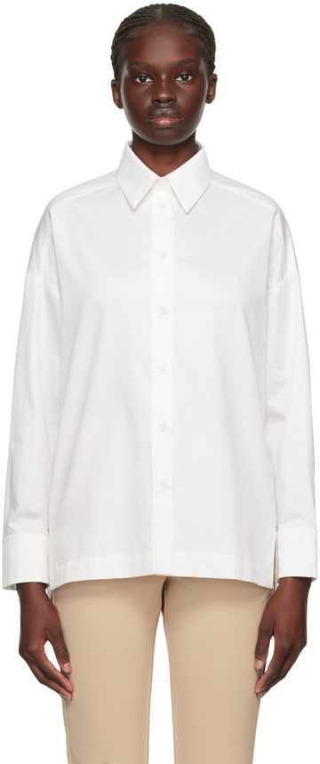 max mara leisure white keras shirt