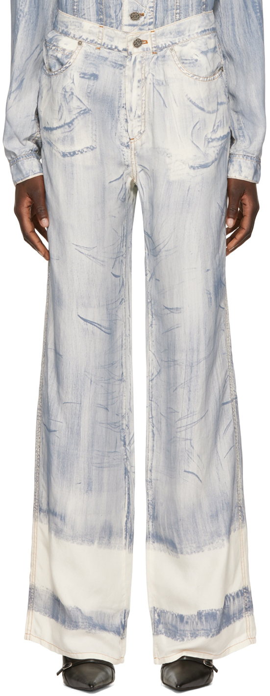 Jean Paul Gaultier Blue 'The Jean Effect' Trousers