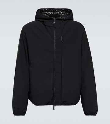 moncler iton hooded jacket in black