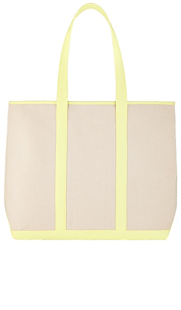 stoney clover lane canvas large shopper tote in neutral