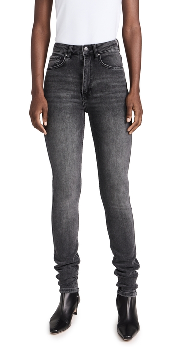 anine bing beck jeans dark grey 29
