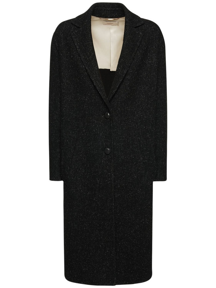 AGNONA Double Cashmere Coat in black