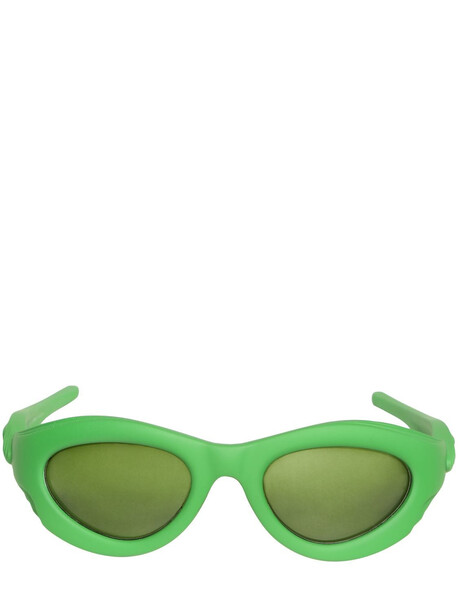 BOTTEGA VENETA Bv1162s Oval Plastic Sunglasses in green