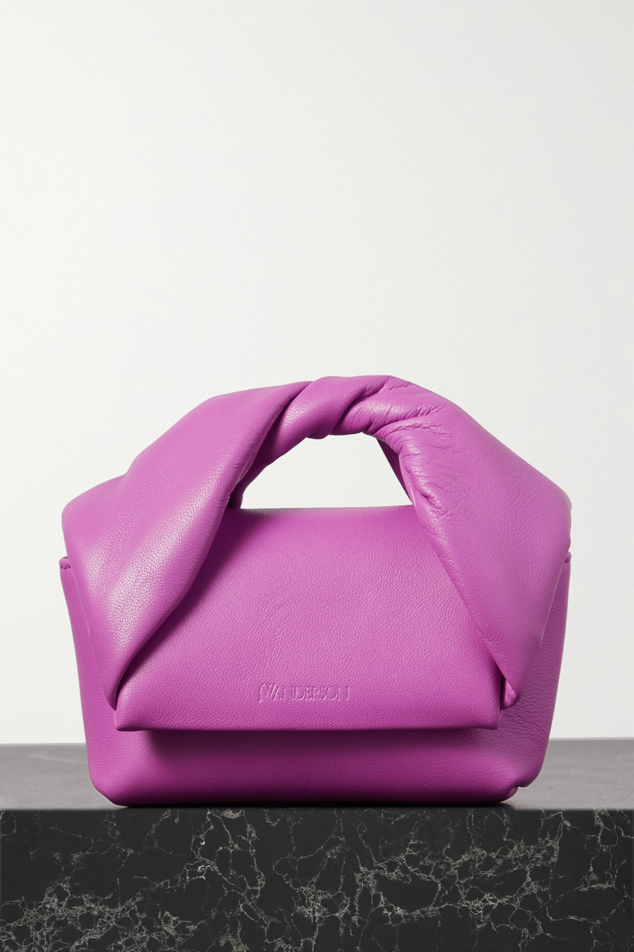 JW Anderson - Nano Twister Leather Tote - Pink