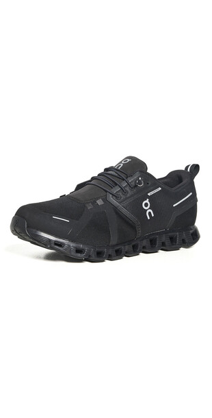 On Cloud 5 Waterproof Sneaker in black