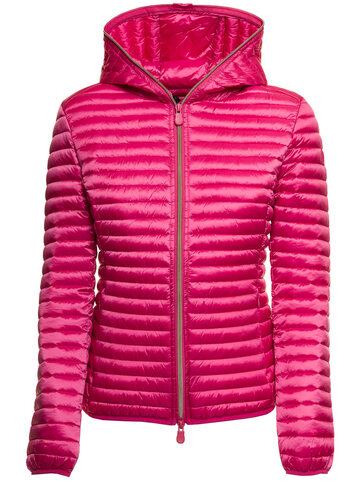 Save The Duck Alexis Womans Ecological Quilted Nylon Ecological Down Jacket in pink