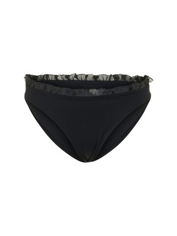 giambattista valli ruffled bikini bottoms in black