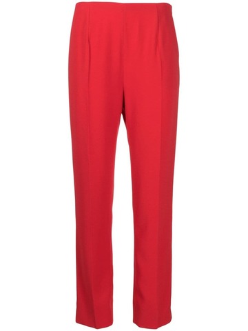 Paule Ka high-rise tailored trousers in red