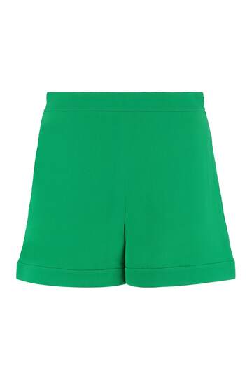 Valentino Silk Shorts in green