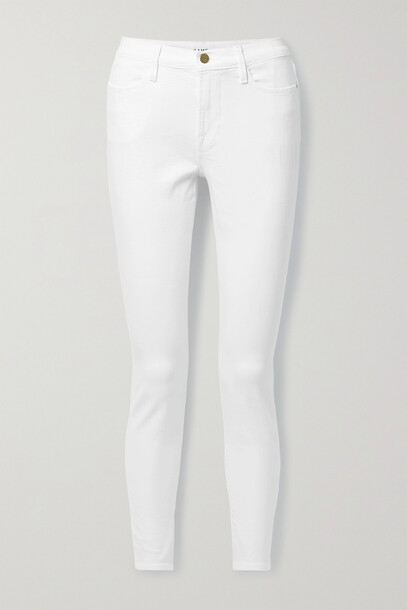 FRAME - Le High Skinny Jeans - White