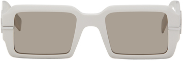 fendi gray fendigraphy sunglasses in brown / grey