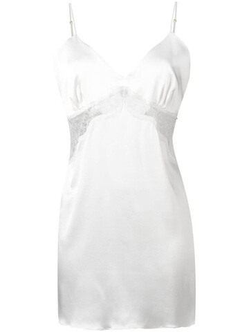 Gilda & Pearl Gilda short slip dress in white