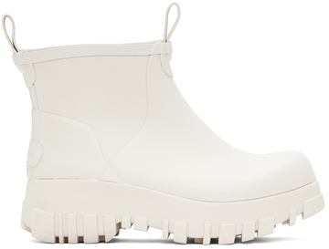 Holzweiler Off-White Andy Boots in ecru
