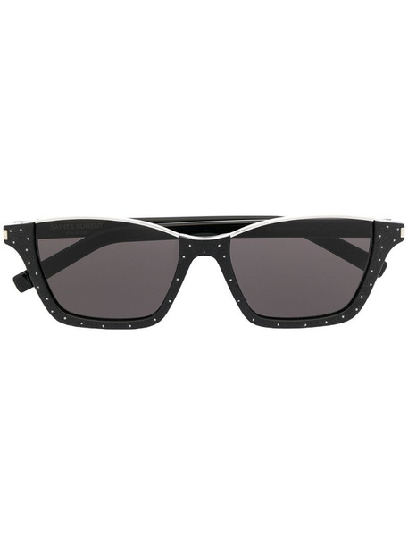Saint Laurent Eyewear Dylan rectangle-frame sunglasses in black