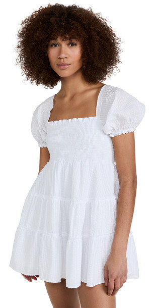 Peixoto Coco Mini Dress in white