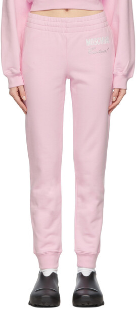 Moschino Pink Teddy Lounge Pants