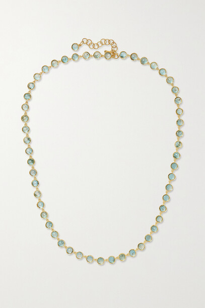 Irene Neuwirth - 18-karat Gold Aquamarine Necklace - one size