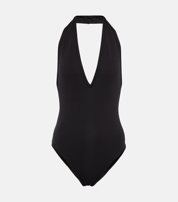 Bottega Veneta Nylon tricot swimsuit in black