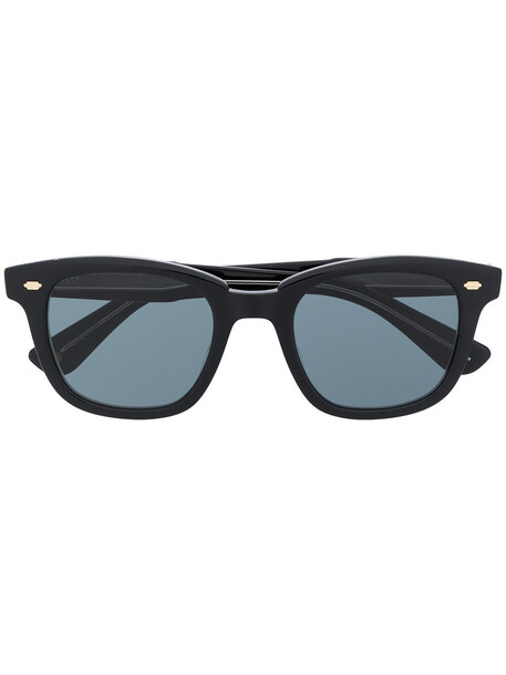 Garrett Leight Calabar round-frame sunglasses - Black