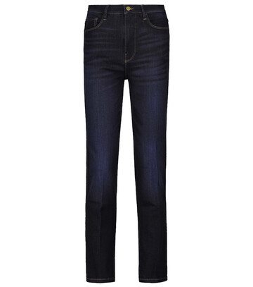 FRAME Le Sylvie jeans high-rise slim jeans in blue