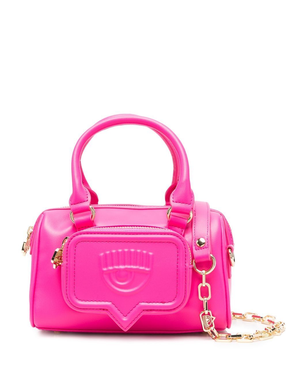 Chiara Ferragni Eyelike patch-pocket bag - Pink