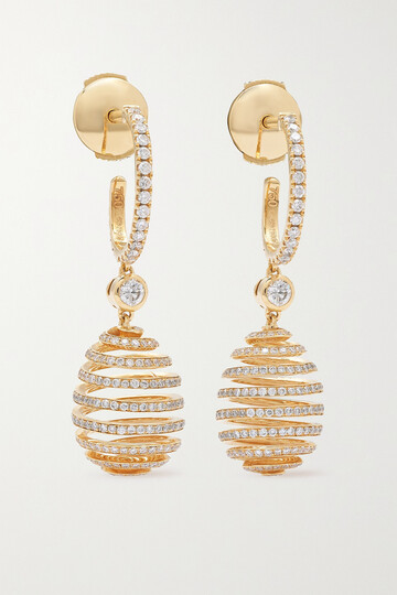 Fabergé Fabergé - Essence 18-karat Gold Diamond Earrings - one size