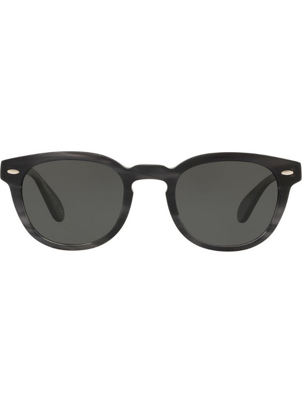 Oliver Peoples Sheldrake round sunglasses in black