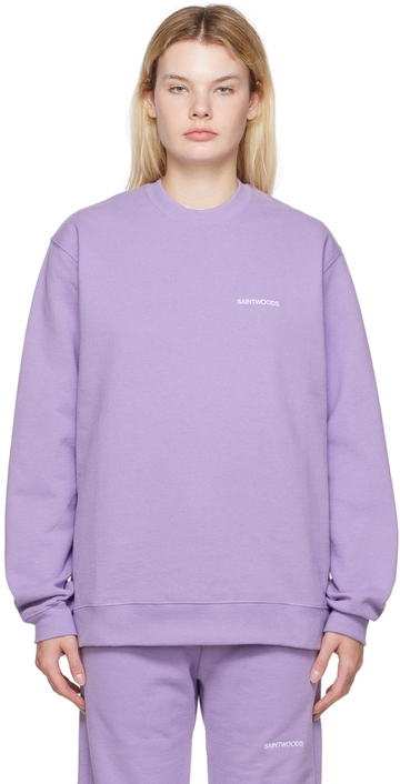 Saintwoods Purple SW Sweatshirt in lavender