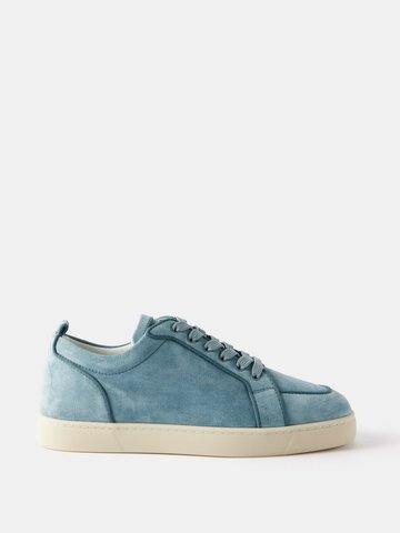 christian louboutin - rantulow orlato suede trainers - mens - blue